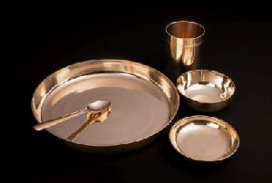 Pure Bronze Breakfast Thali Set