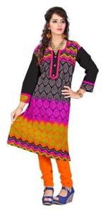 Ladies Fancy Cotton Suit