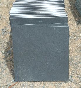 Natural Black Limestone Slabs