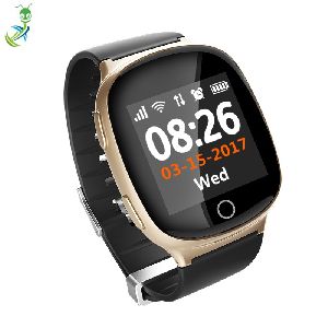 2019 D100 Fall Detection Smartwatch GPS Tracker Smart Watch