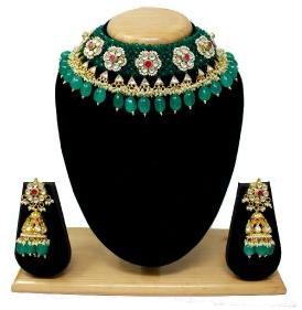 pachi kundan choker necklace set