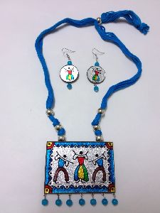 Glass Jewelry, hand painted