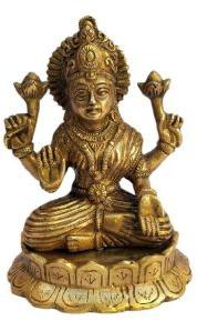 Brass Laxmi Mata Statue