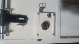 Iron door latch service