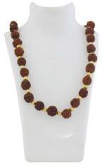 Rudraksha Gold Tone Chain