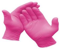 Pink Nitrile Gloves