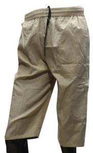 Mens Plain Cotton Capri