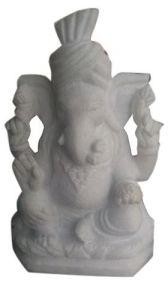 White Marble Ganesh Statue