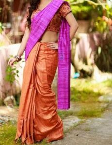 GHIHHA SILK PRINTED SAREE