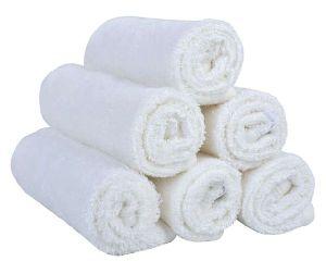 Pack of 6 Snowy White Bamboo Towels