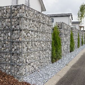 Stone Boundary Wall