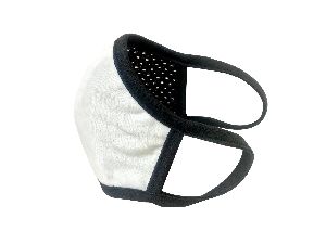 Double Layer Dotted Fleece Fabric Face Mask