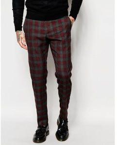 Mens Checkered Pant