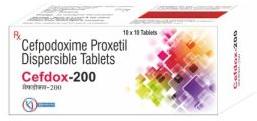 CEFPODOXIME PROXETIL DISPERSIBLE TABLETS