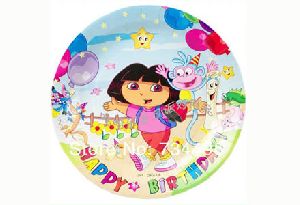 birthday paper plate