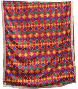 Heavy phulkari dupatta