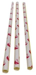 Straight Printed Paper Straws