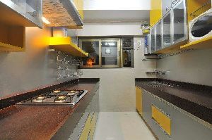 parallel modular kitchen
