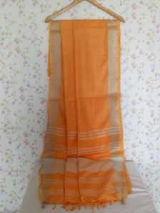 Cotton Slub Plain Saree