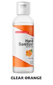 Clear Orange Hand Sanitizer
