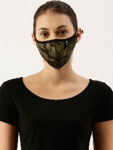 Military Camo Cotton Face Mask
