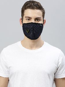 Navy Blue Head Band Face Mask