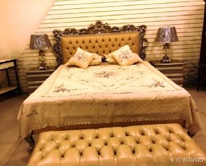 Antique Style Hand Carved Bed