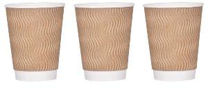 8 oz ripple paper cups