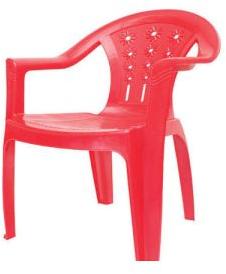 Red Plastic Tent Chair