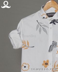 Leaf Print Shirt