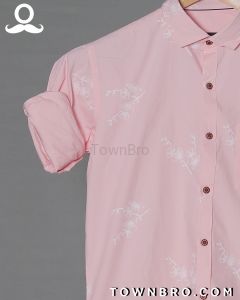 Light Pink Printed Shirt