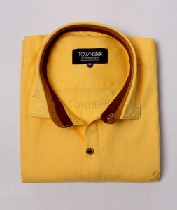 Yellow Code Plain Shirt