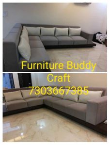 L shaped Sofa Set Repairing Service Provide.