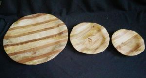 Wooden Round Serving Plate