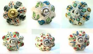 beautiful handmade seremic cabinet knobs