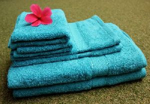 Pack of 6 Teal Cotton Towels