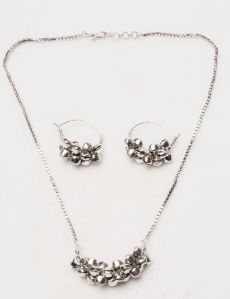 Trendy Oxidized Necklace Set