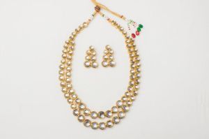 Two Line kundan Gp Necklace Set