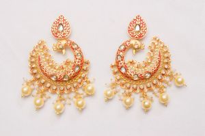 Vilandi Kundan Meena Earring