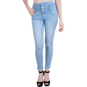 Ladies High Waisted Jeans