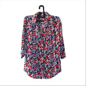 ladies printed shirt