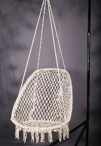 Handmade Cotton Rope CANE Chair