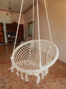 Handmade Cotton Rope CANE Swing