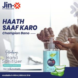 JIN-X HERBAL HAND SANITIZER (PUMP) 500ML