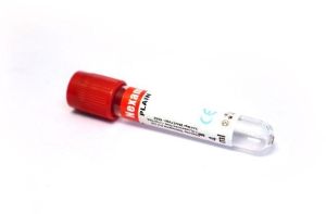 VAC. BLOOD COLLECTION TUBE PLAIN 4ML (13X75MM)