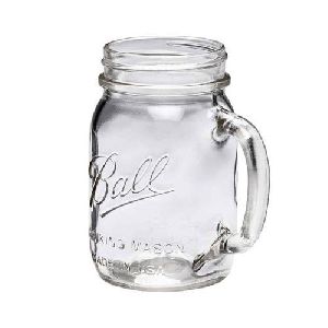 Handle Glass Jar