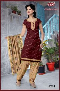 chiku dana work cotton suit