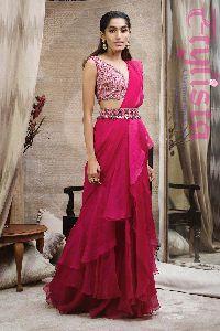 Stitched Designer Sarees