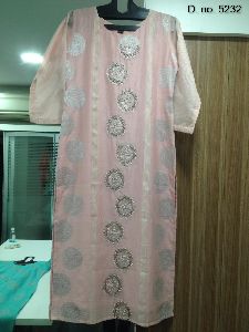 Linen Silk Kurti