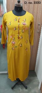 Fancy Rayon Kurtis